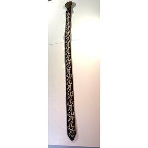 Nine West Western-Style Embroidered Leather Belt With Floral Accents & Metal Buc